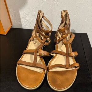 Hush Puppies Brown Strappy Sandals